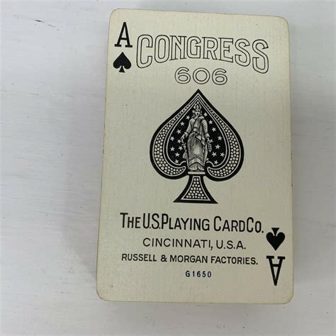 606 congress playing cards